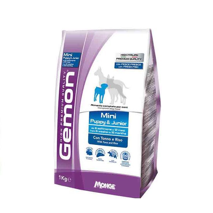 Gemon Dry Dog Medium Puppy & Junior Tuna/Rice 3kg