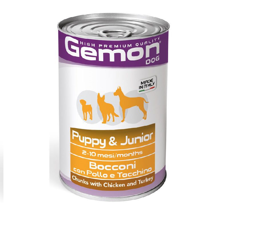 Gemon Dog Puppy & Junior Chicken/Turkey 415g