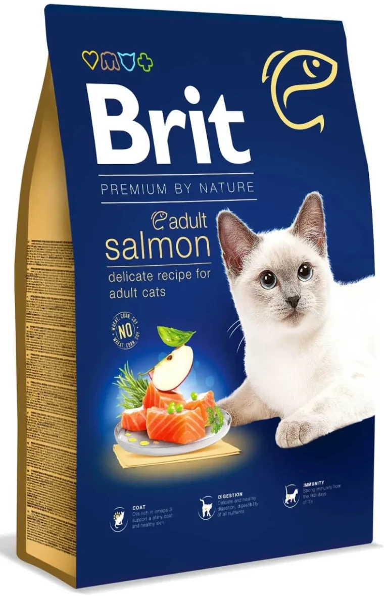Brit Premium by Nature Cat Adult с лососем
