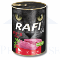 RAFI CAT PATE, влажный корм для кошек, с телятиной 400g