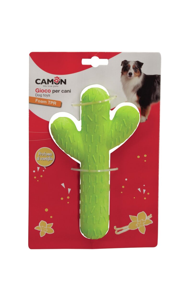 CAMON doc toy rubber cactus 15cm, игрушка для собак