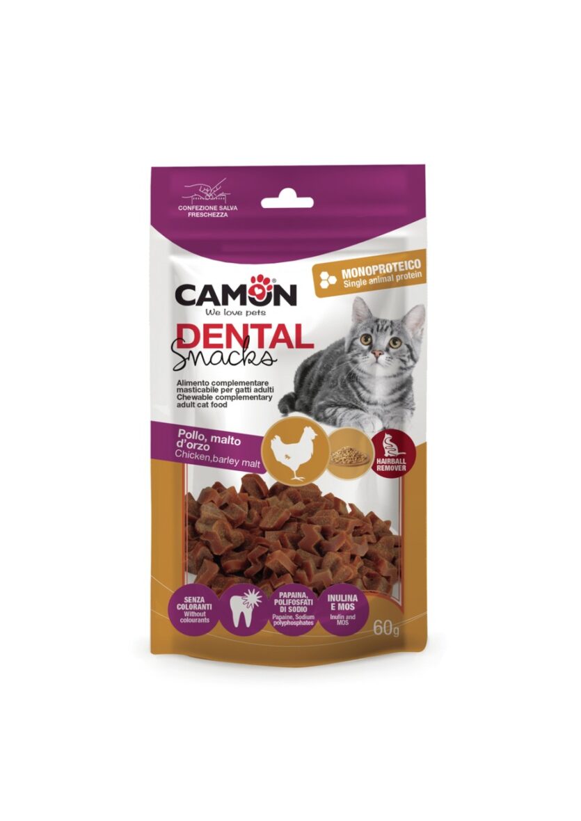 CAMON dental snack chicken , лакомство для кошек, с курицей, для здоровья зубов