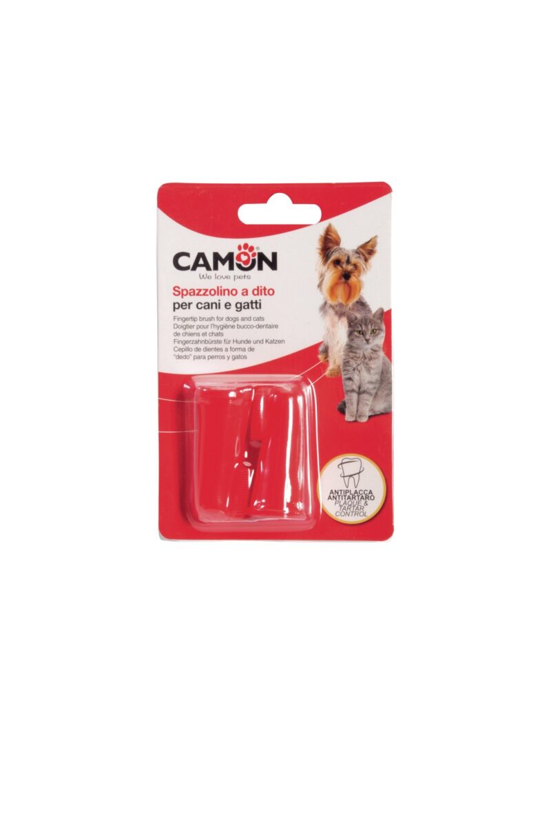 CAMON fingertip brush (2pcs), зубная щетка для собак и кошек