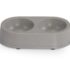 CAMON double bowl with bamboo 2x225ml, бамбуковая миска 26x14,5x5,5cm