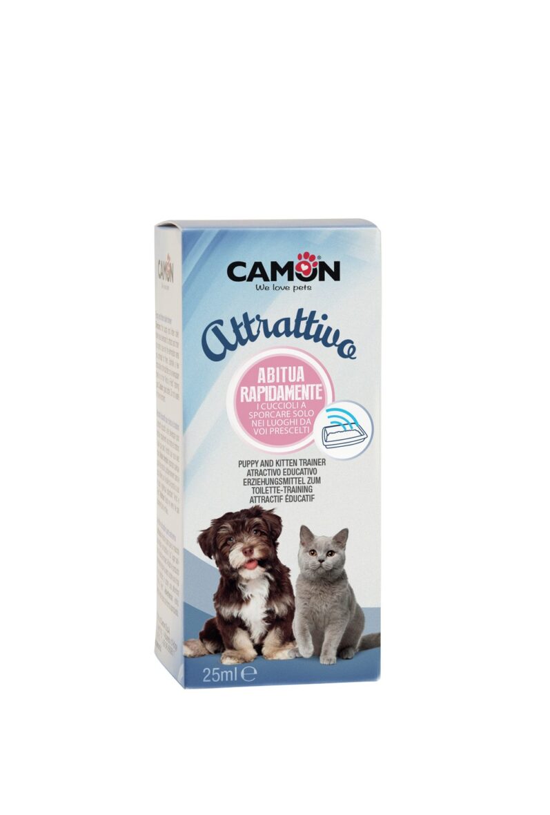 CAMON puppy+kitten trainer 25ml, приучение к туалету