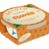 GOSBI FLOWIS GELATO PINEAPPLE 40G, мороженое для собак, со вкусом ананаса