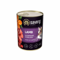 SAVORY adult Sterilised lamb, влажный корм с ягненком для взрослых стерилизованных кошек