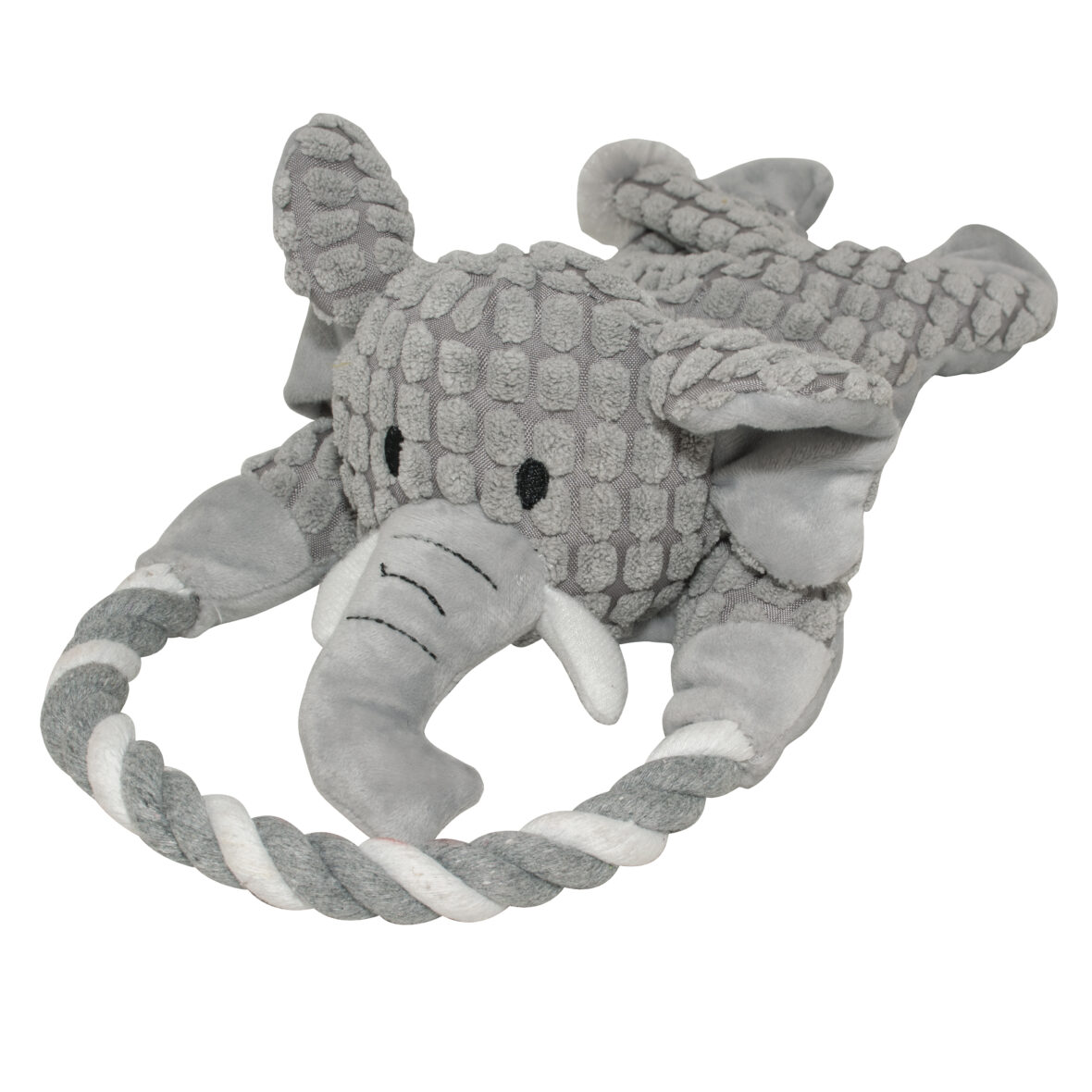 DUVO PLUS Zoo friends Ed elephant loop Grey 34x15x10,5cm, мягкая игрушка для собак