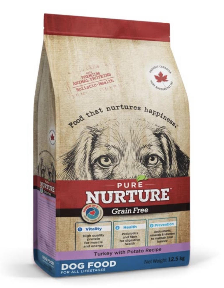 PURE NURTURE™ Grain Free Power of 3™ Complete dry dog food for all lifestages, no grains turkey with potato, сухой корм с индейкой и картофелем для собак на всех стадиях жизни 1 Pet-House Moldova PURE NURTURE™ Grain Free Power of 3™ Complete dry dog food for all lifestages, no grains turkey with potato, сухой корм с индейкой и картофелем для собак на всех стадиях жизни