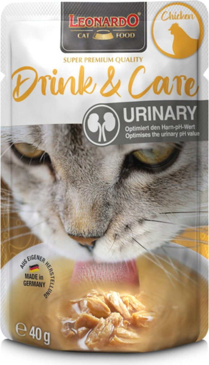 Leonardo drink urinary 40g, суп для кошек, с курицей 1 PetHouse Moldova Leonardo drink urinary 40g, суп для кошек, с курицей