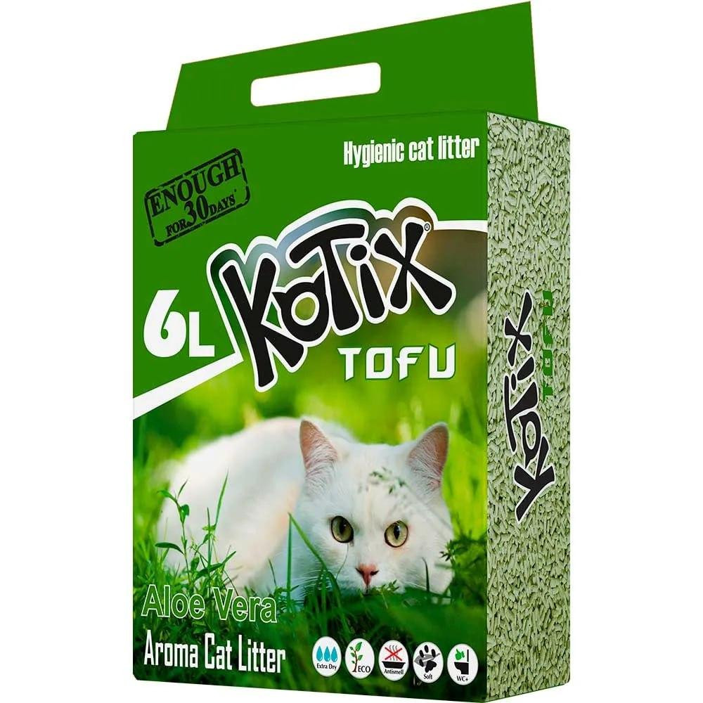 Kotix Tofu Aloe Vera- Наполнитель соевый с ароматом алоэ для кошачьего туалета 1 PetHouse Moldova Kotix Tofu Aloe Vera- Наполнитель соевый с ароматом алоэ для кошачьего туалета
