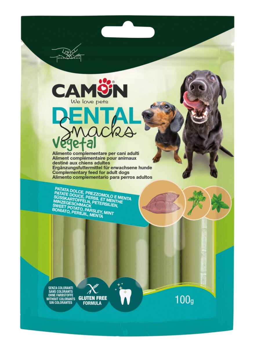 CAMON Rabbit strips 80g, лакомство для собак, для чистки зубов