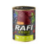 RAFI DOG PATE, влажный корм для собак с гусем, черникой и клюквой 400g