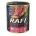 RAFI DOG PATE, влажный корм для собак с телятиной, черникой и клюквой 400g